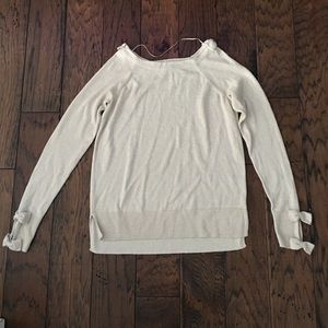 Cute Gold Sweater with Bow Details